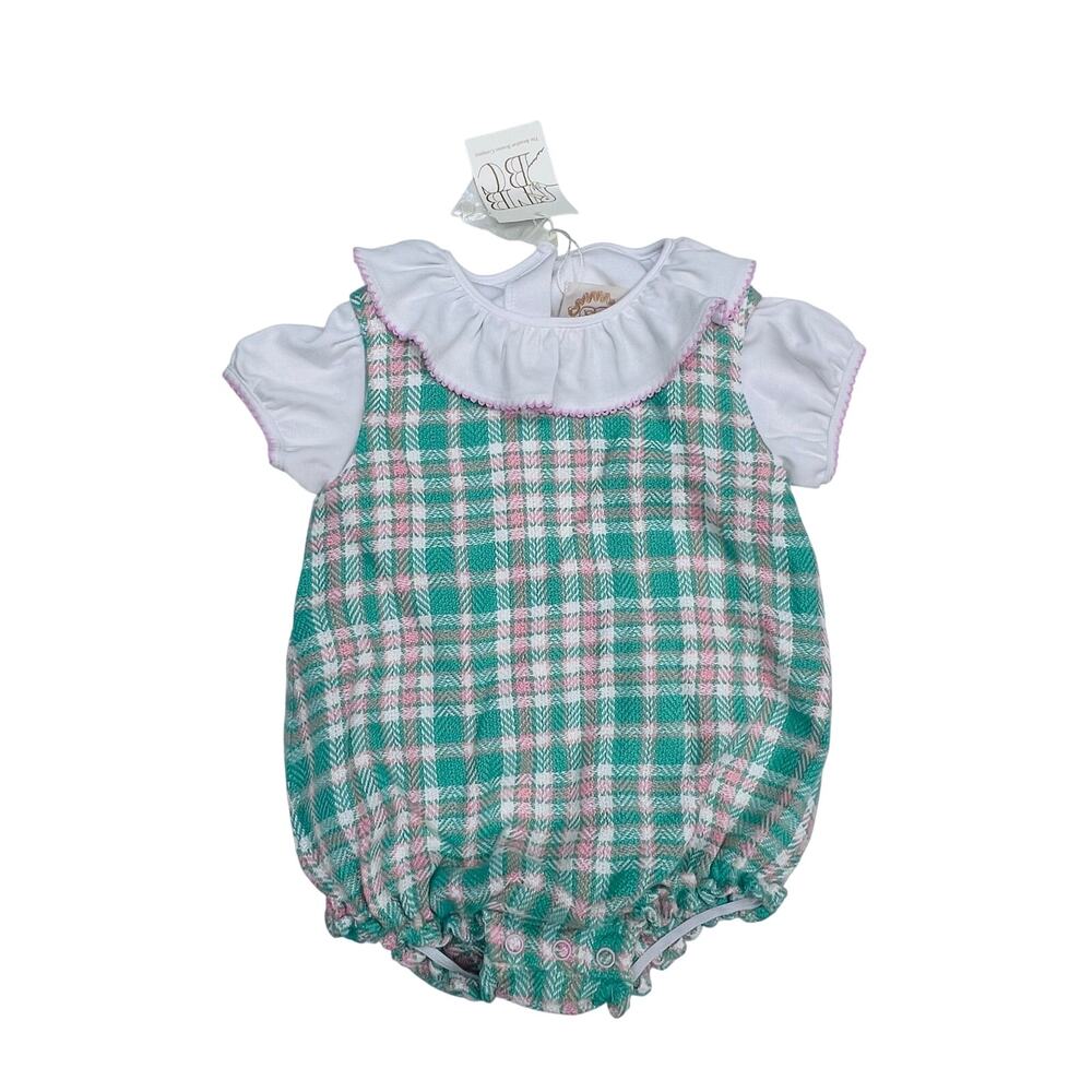 NWT TBBC 2T Brooksy Bubble Set in Putney Plaid